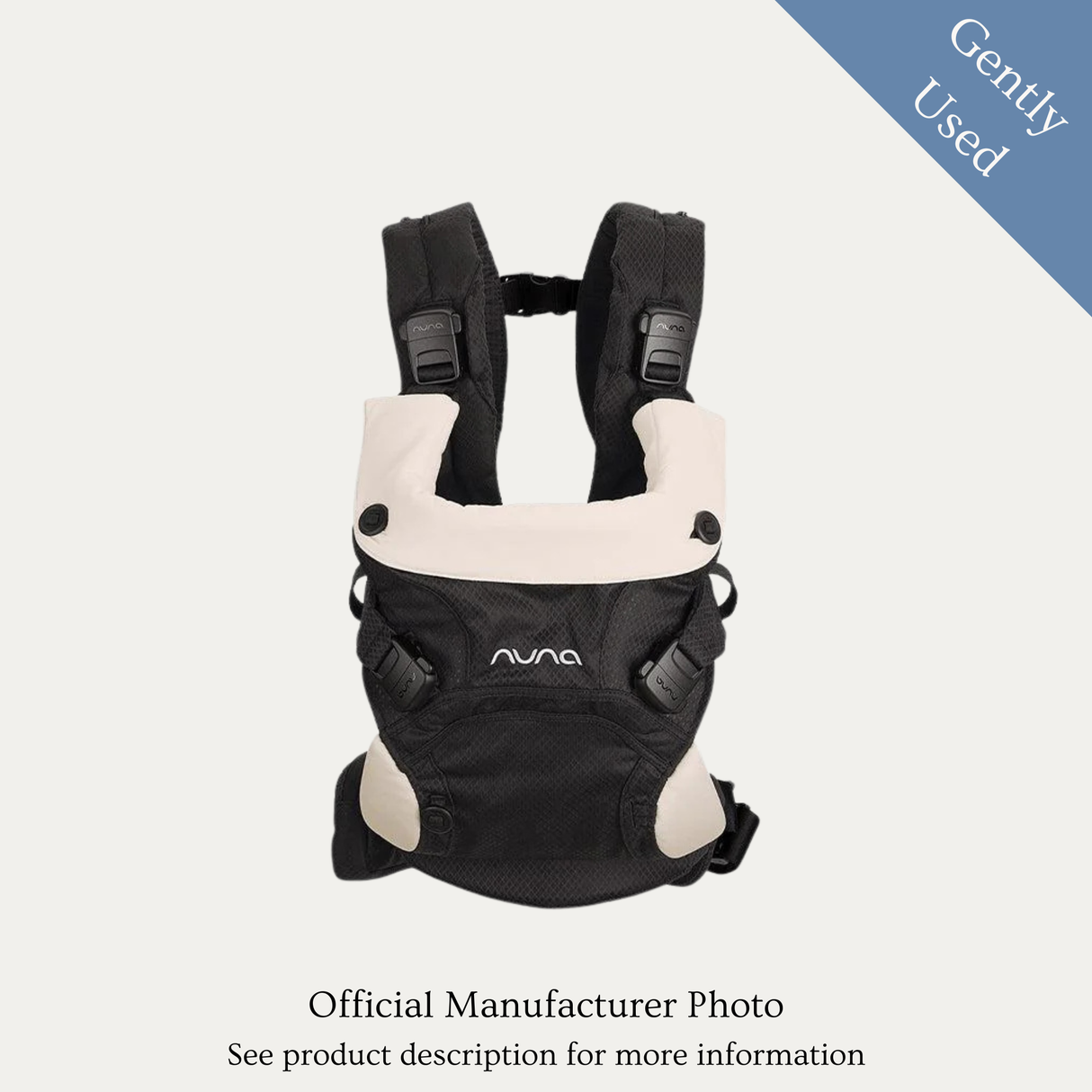 Nuna Cudl Carrier, Gently Used / Black