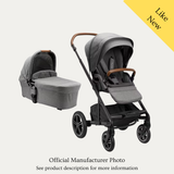 Nuna Mixx Next Travel System and Footmuff, Gently Used / Grey