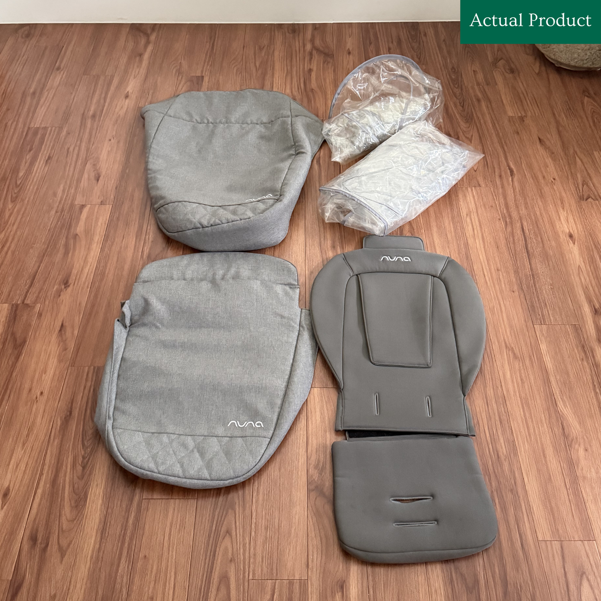 Nuna Mixx Next Travel System and Footmuff, Gently Used / Grey