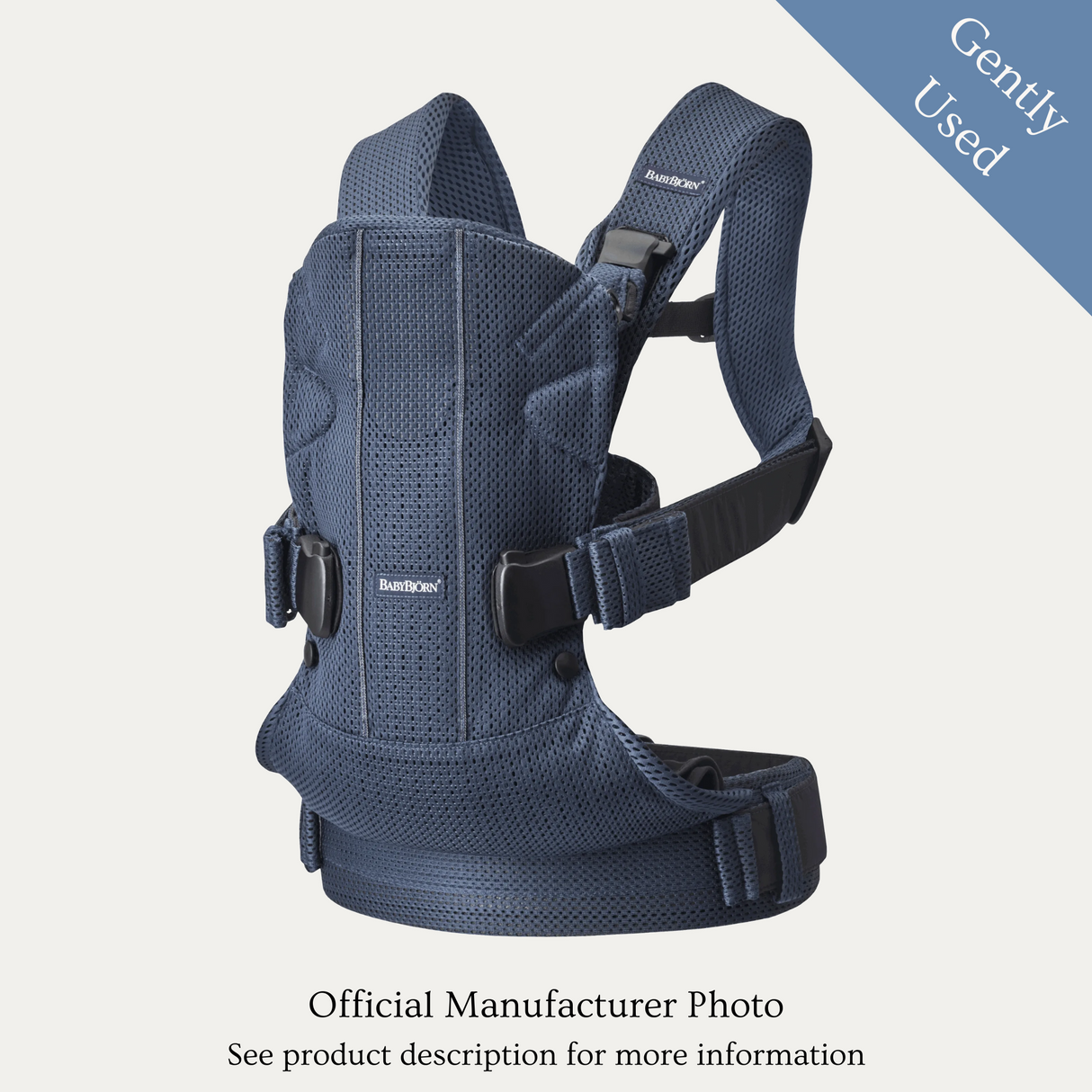 BabyBjorn Baby Carrier One Air, Gently Used / Blue