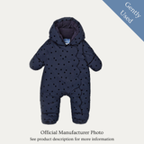 Jacadi Paris Pram Suit (18 Months), Gently Used / Navy Polkadot