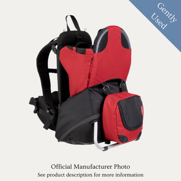 Phil & Teds Parade Baby Carrier, Gently Used / Red