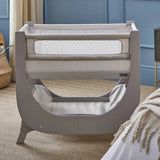 Shnuggle Air Lite Bedside Crib, Like New / Taupe