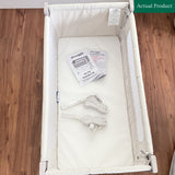 Shnuggle Air Lite Bedside Crib, Like New / Taupe