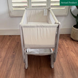 Shnuggle Air Lite Bedside Crib, Like New / Taupe
