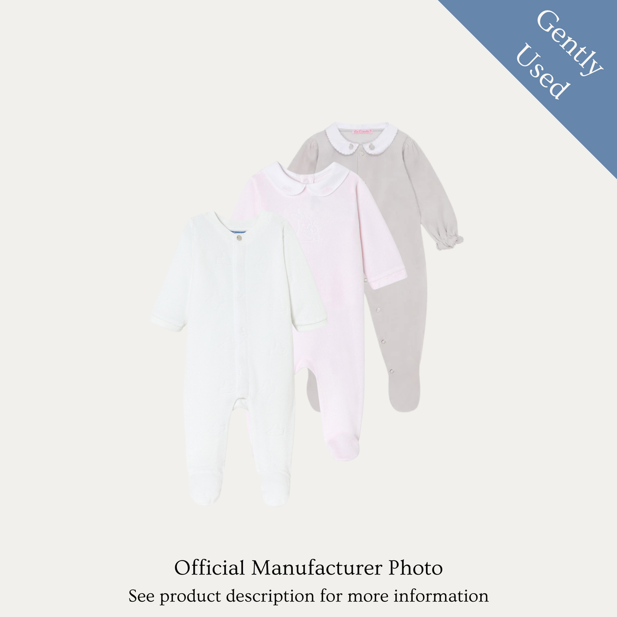 Jacadi Paris & La Coqueta Sleepsuit Bundle (18M), Gently Used