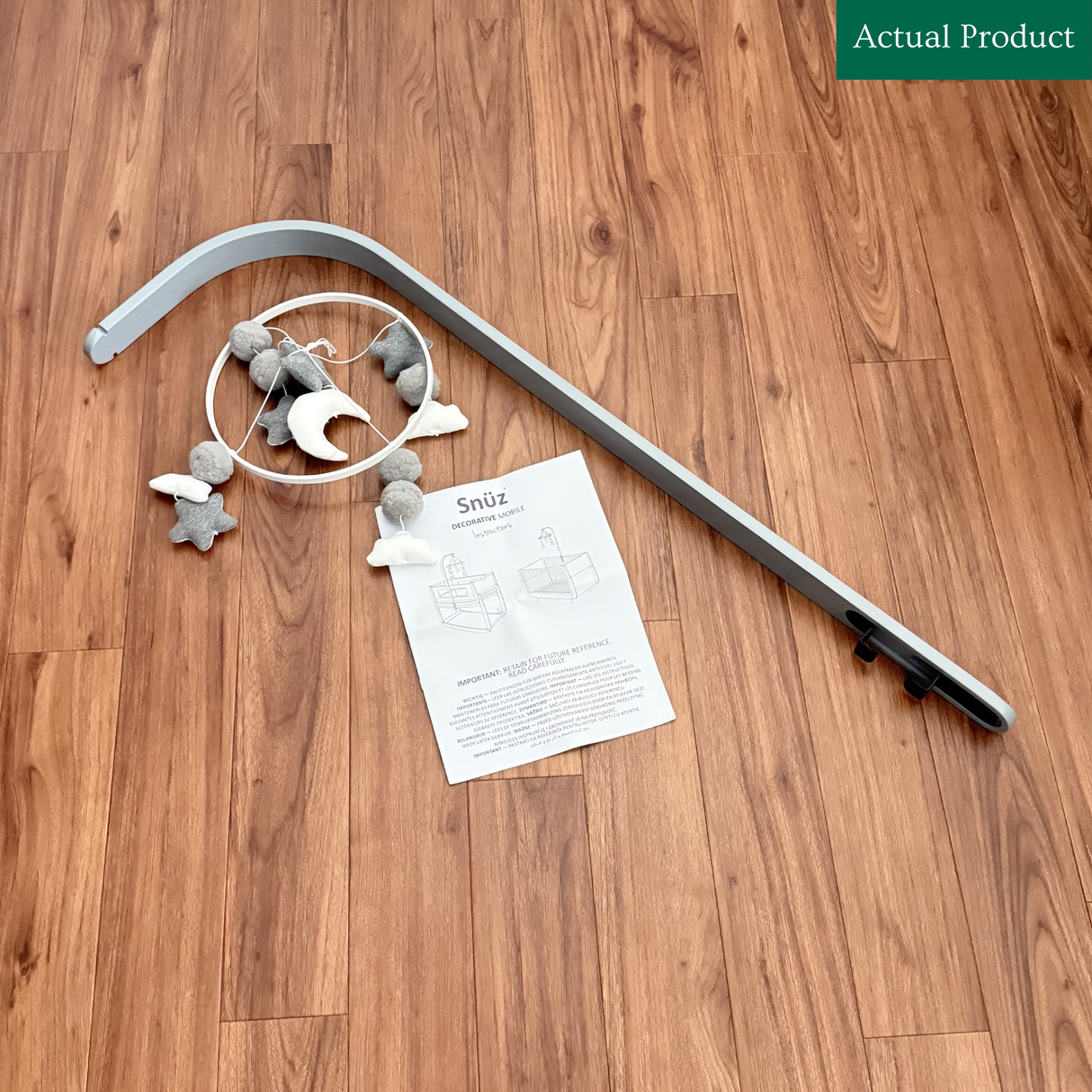 Snuzpod Mobile Arm, Like New / Grey