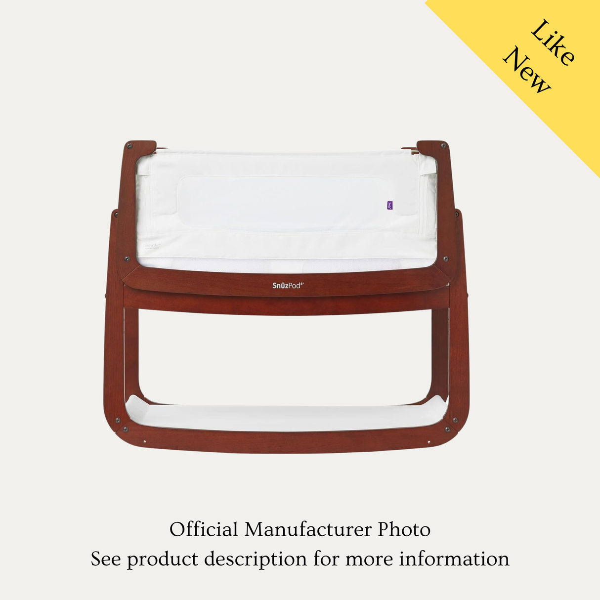 Snuzpod 4 Bedside Crib, Like New / Espresso (Dark Brown)