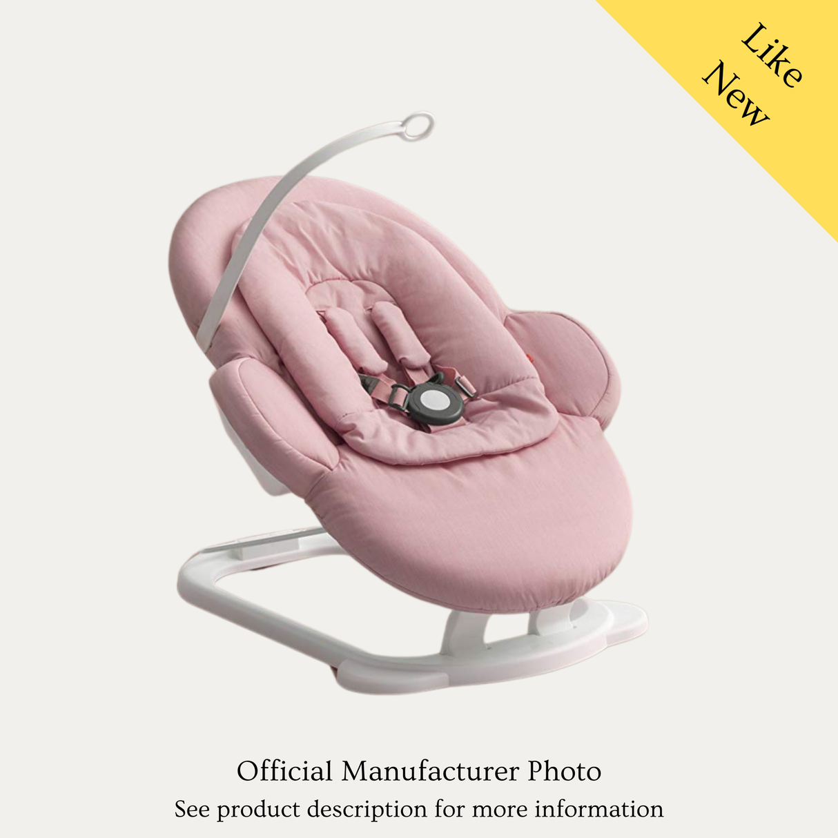 Stokke Steps Bouncer, Like New / Pink