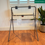 Stokke Flexi Bath With Newborn Insert And Stand, Gently Used / Sandy Beige Plastic