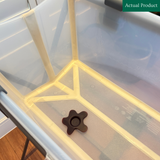 Stokke Flexi Bath With Newborn Insert And Stand, Gently Used / Sandy Beige Plastic