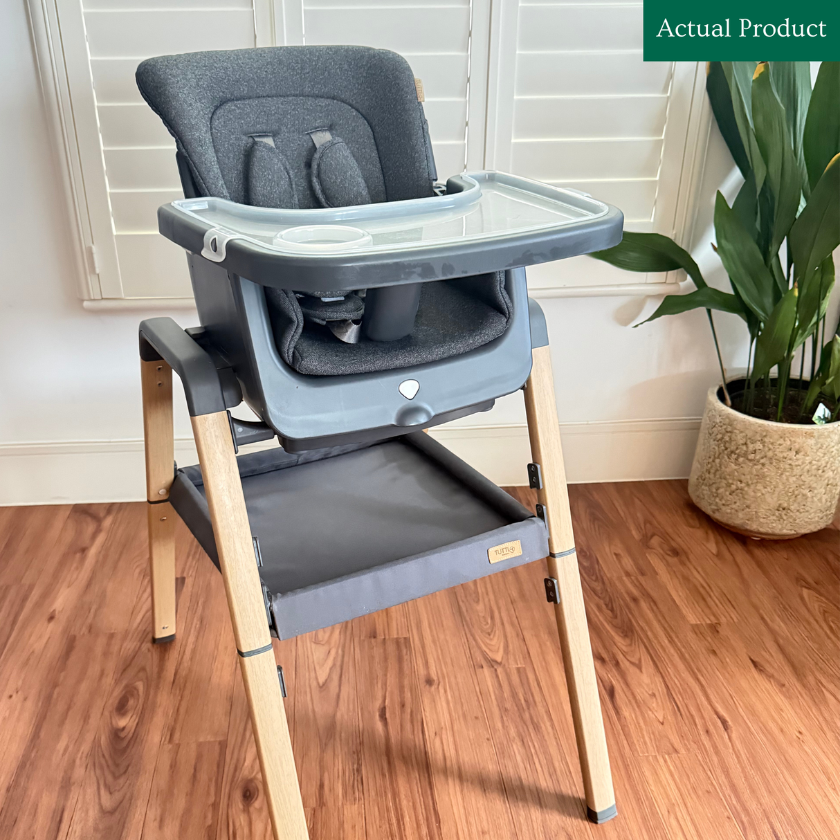 Tutti Bambini Nova Evolutionary High Chair, Gently Used / Grey