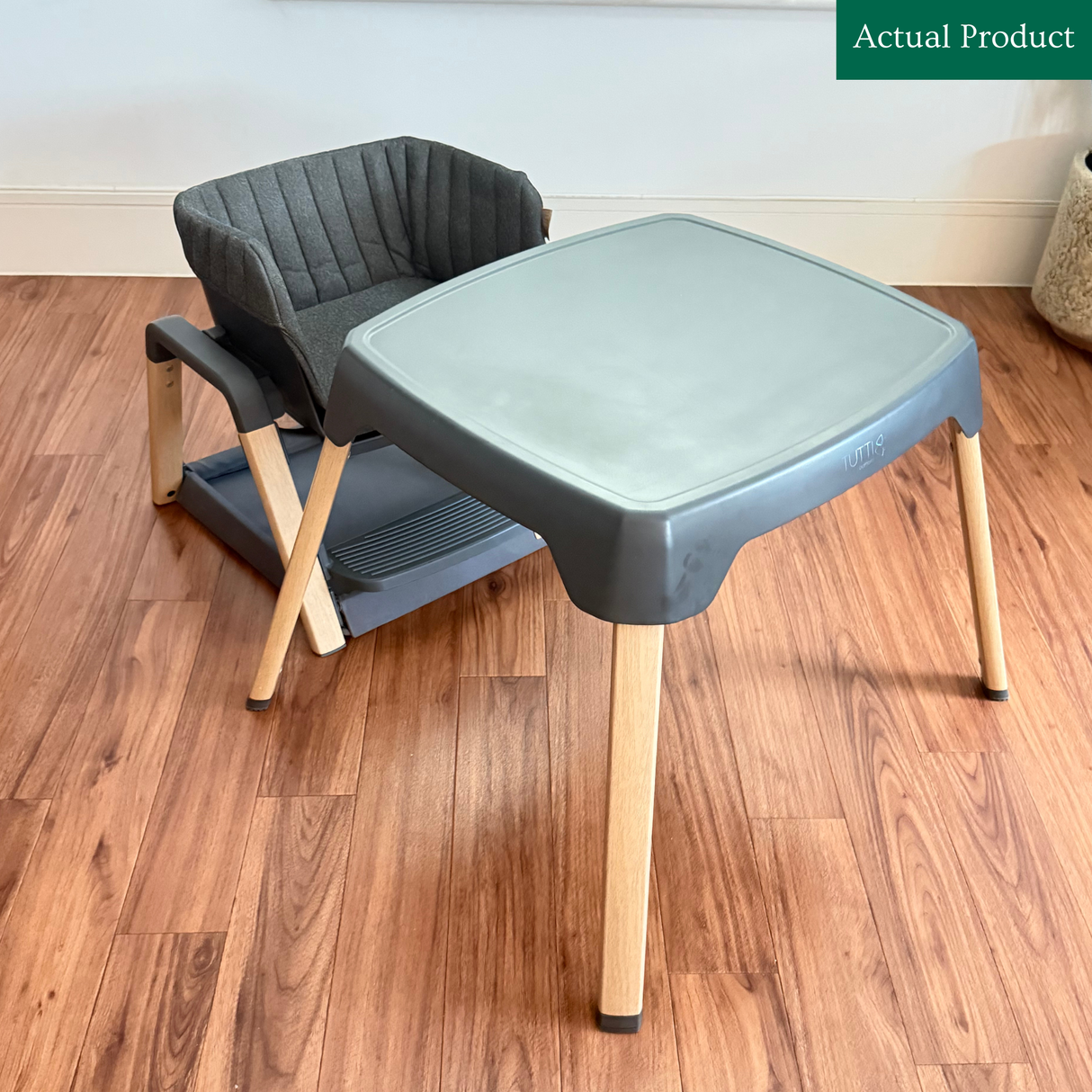 Tutti Bambini Nova Evolutionary High Chair, Gently Used / Grey