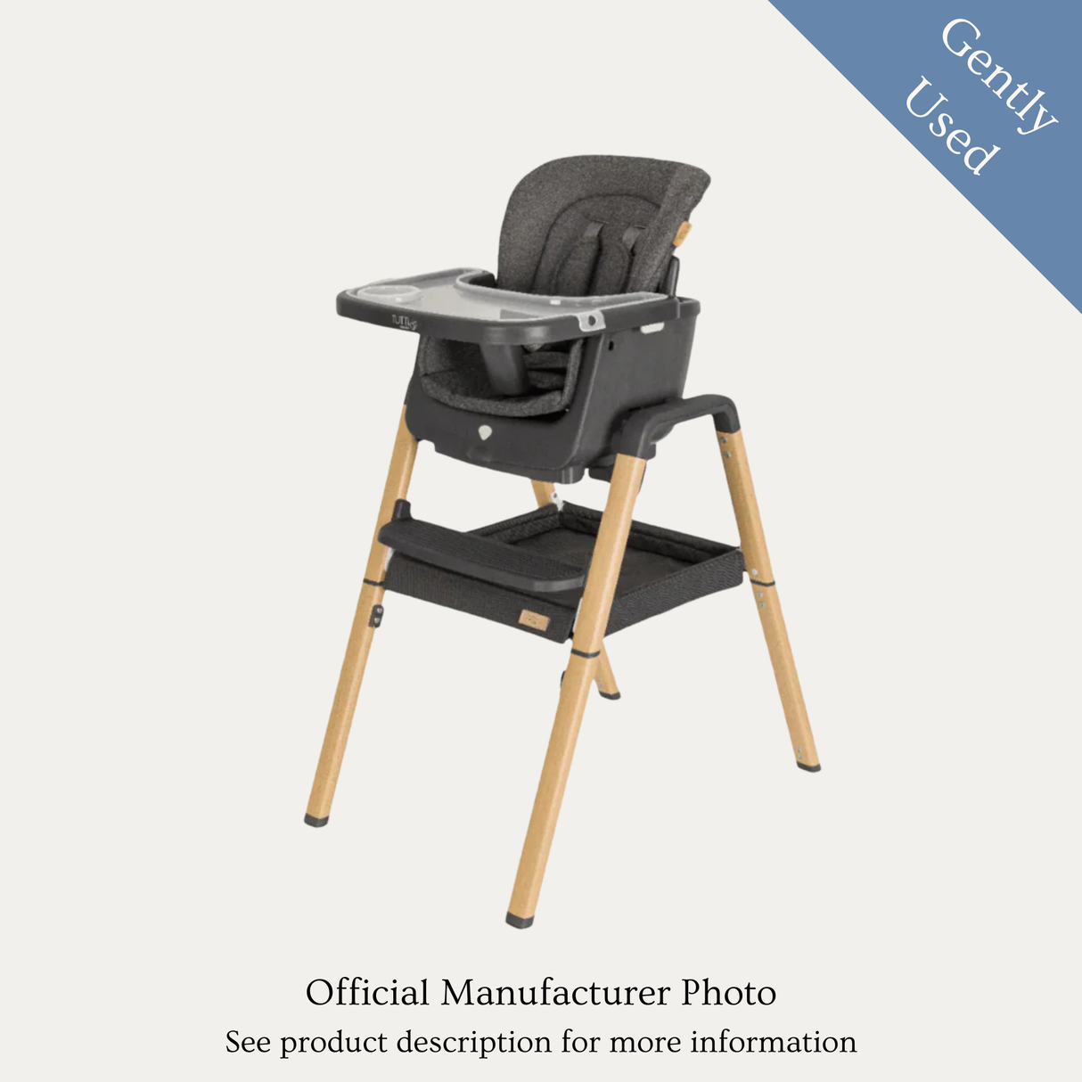 Tutti Bambini Nova Evolutionary High Chair, Gently Used / Grey