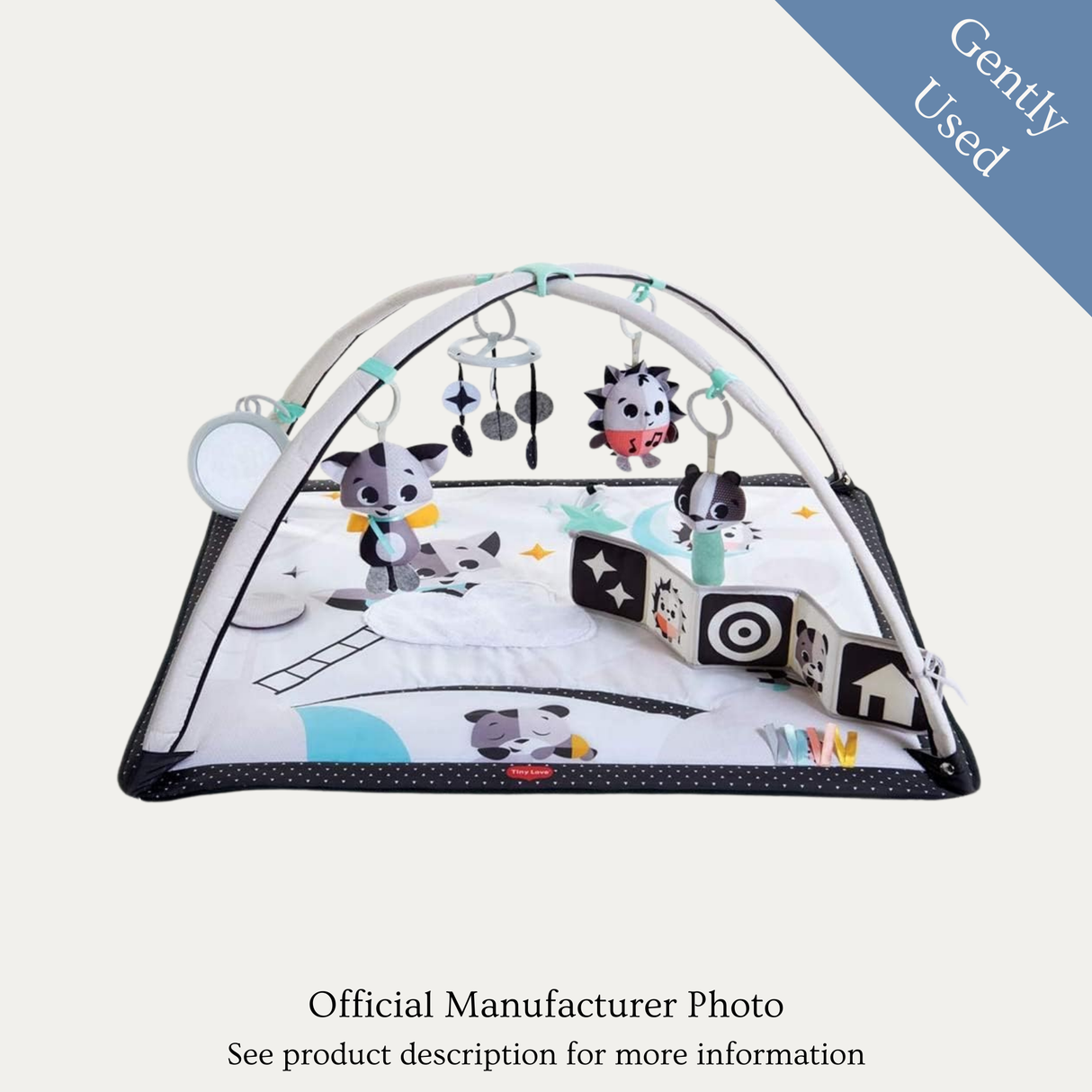 Tiny Love Black & White Gymini, Gently Used / Black & White