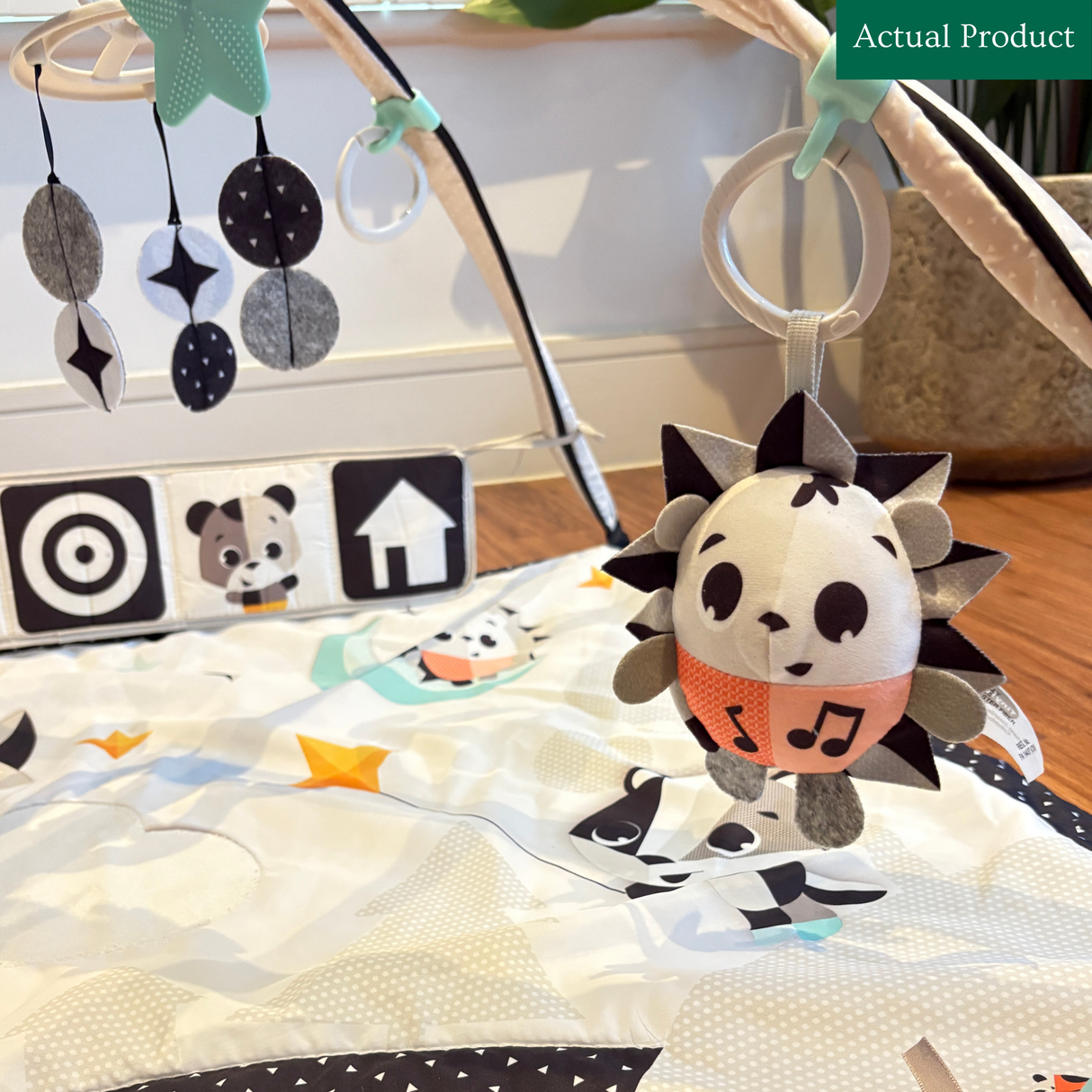 Tiny Love Black & White Gymini, Gently Used / Black & White