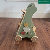 Tiny Love Boho Chic Wooden Activity Walk Behind, Like New / Green