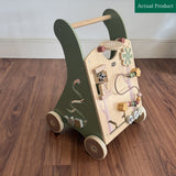 Tiny Love Boho Chic Wooden Activity Walk Behind, Like New / Green