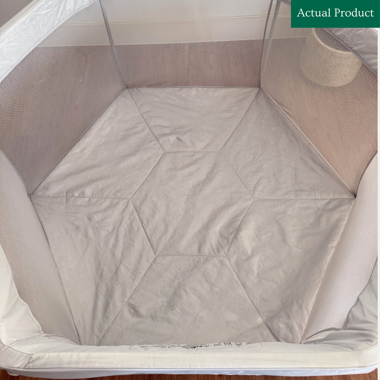 Tutti Bambini Hexa Playpen, Gently Used / Grey