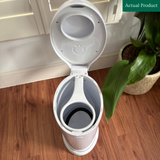 Ubbi Stainless Steel Nappy Pail, Like New / White