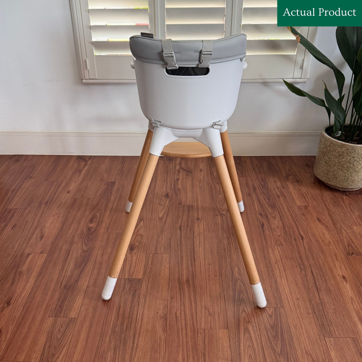 Bababing Una High Chair, Gently Used / White