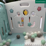 Venture Duo Playpen, Mat And Balls, Like New / Blue