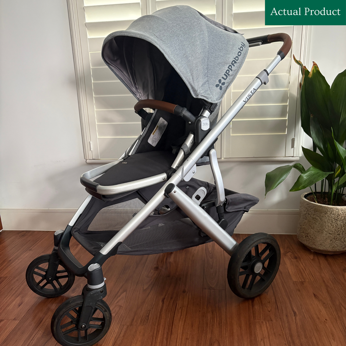 Preloved UPPAbaby Vista V1/V2 Pushchair with Carrycot, Grey