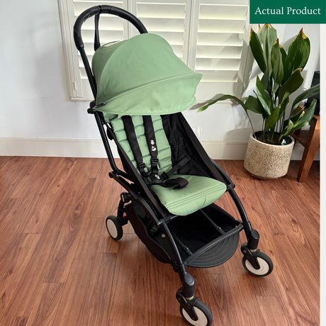 Babyzen YOYO Travel Pram, Gently Used / Green