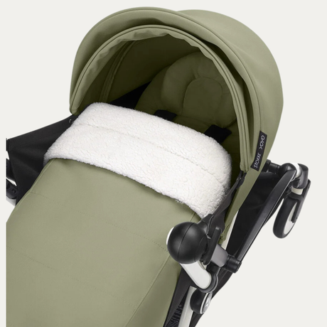 Stokke Yoyo 0+ Newborn Pack with Rain Cover, Like New / Olive